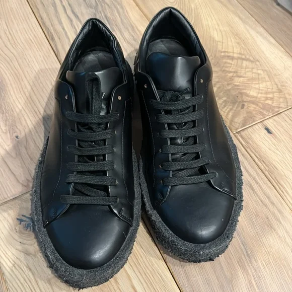 Jil sander leather sneakers